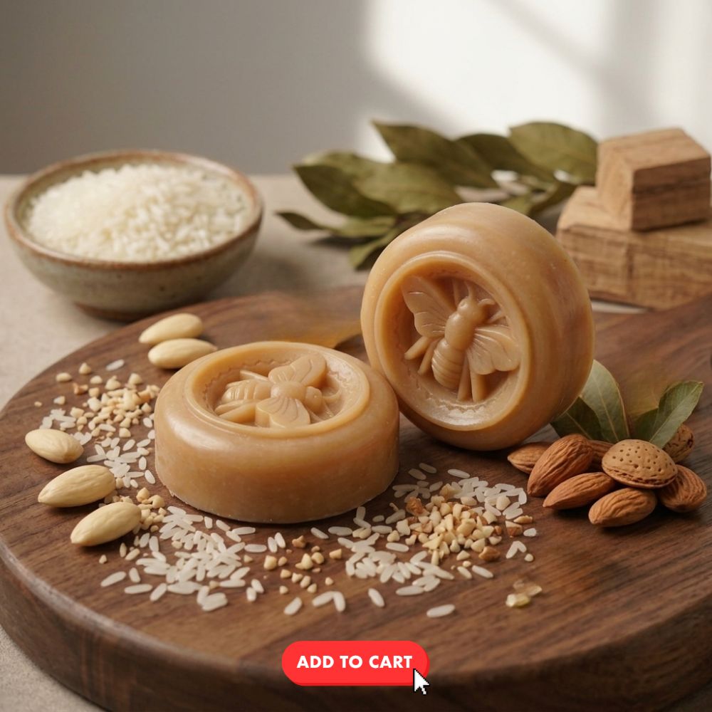 Almond & Rice Soap - NaazGlow