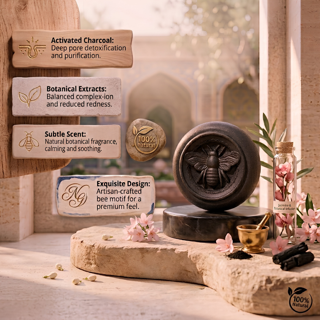 Charcoal Facial Soap - NaazGlow